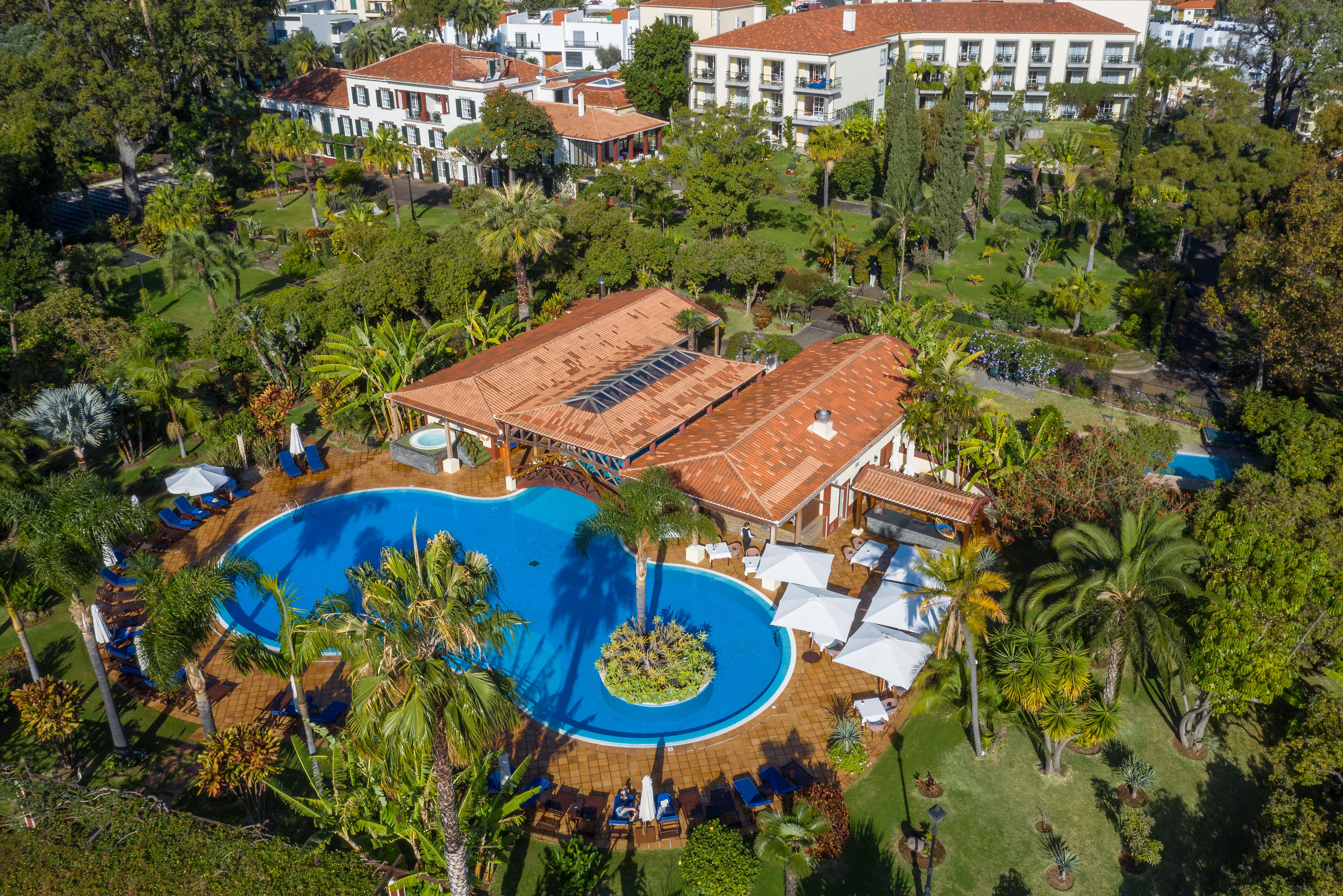 Quinta Jardins Do Lago Funchal  Exterior photo Aerial view of the hotel